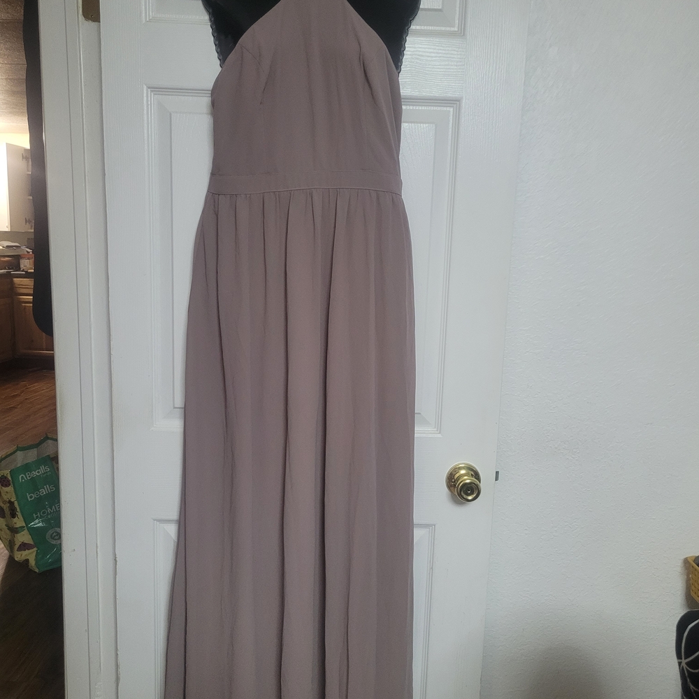 Lulu's One Shoulder Lavender Dress - Picture 2 of 6